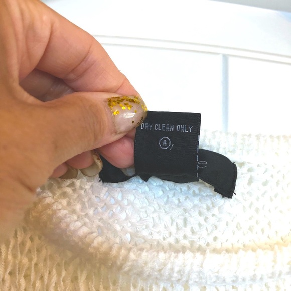 🌈 6/$60, Karen Kane, White, Sheer Layering Top, Size XLarge - Picture 5 of 6